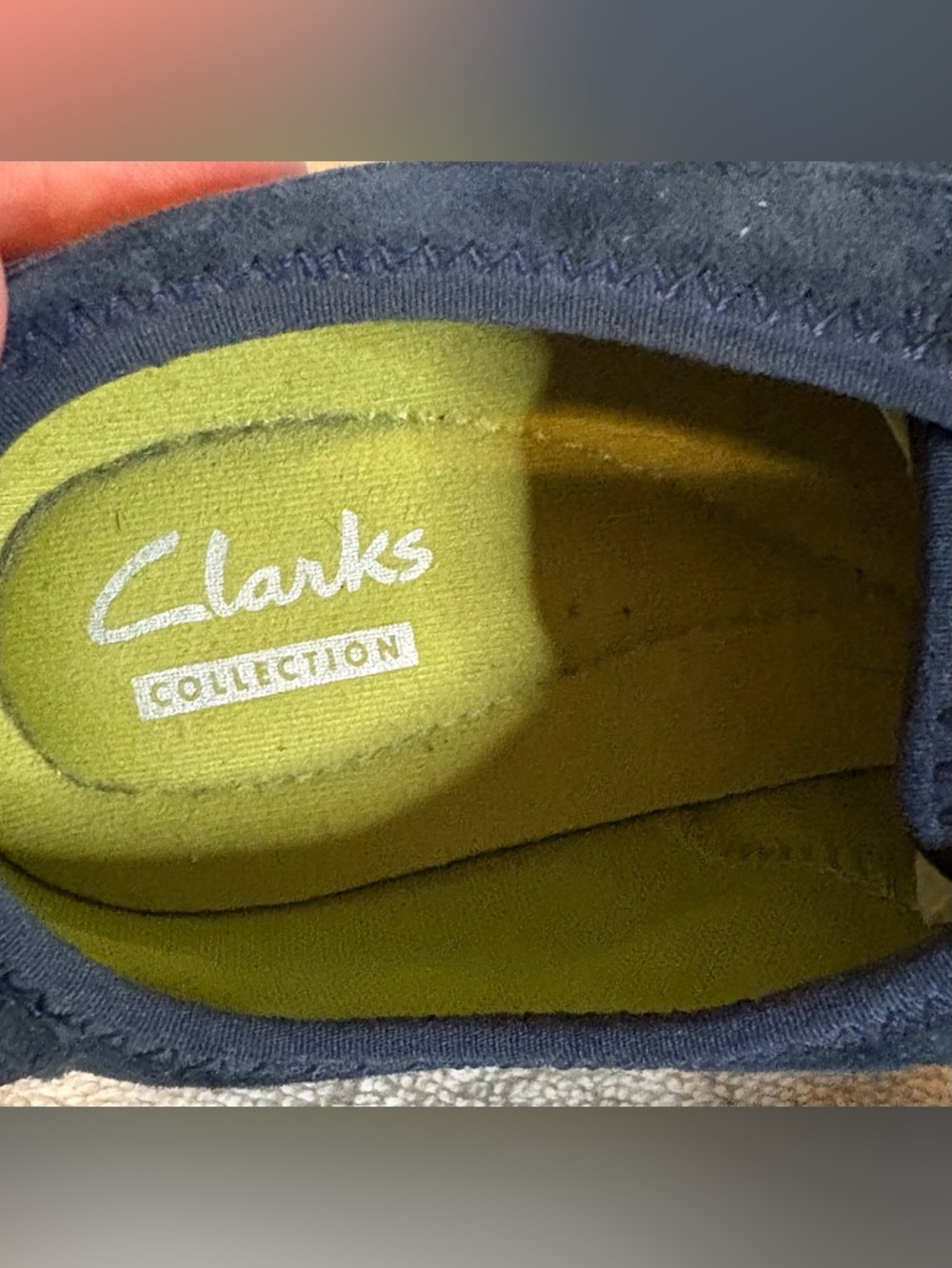 Clarks Collection 13291 Womens Leather Sport Cushion Oxfords Size 8M Blue/Green - Picture 5 of 7